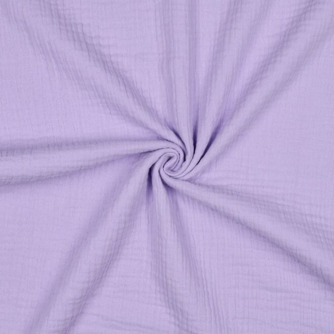 Organic muslin "solid color" lilac