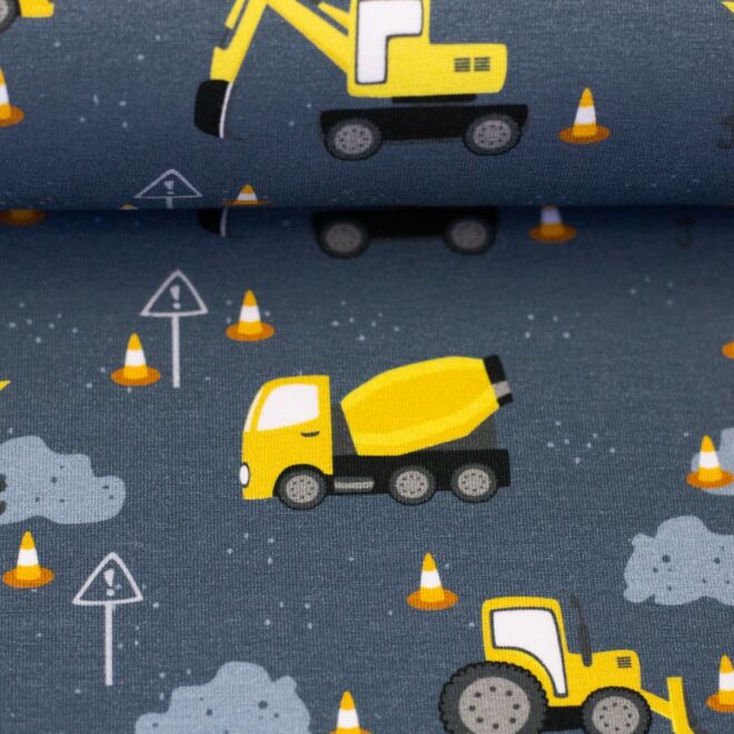 Jersey Baustelle by JaTiJu dark gray/yellow