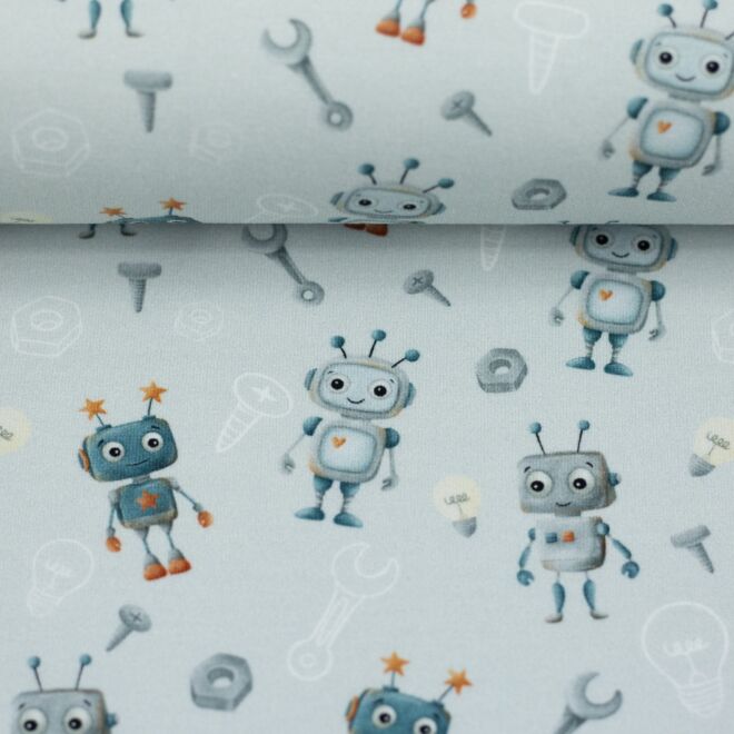 Jersey Hello Robot! Light mint