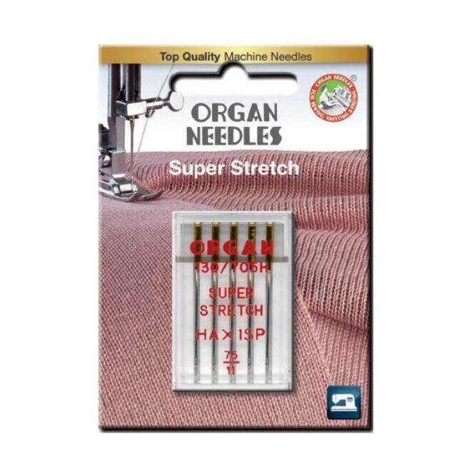 Organ Nähmaschinennadeln "Super Stretch 75" (Blister Pack)