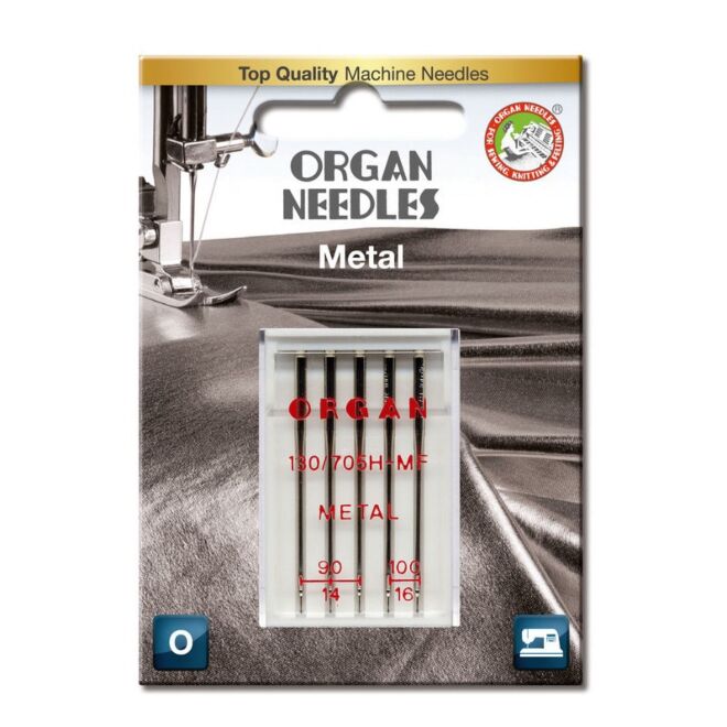 Organ Nähmaschinennadeln "Metal 90-100" (Blister Pack)