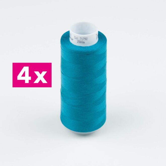 Amann-Mettler Trojalock Overlockgarn No. 120, 4x2500m/gleiche Farbe - Farbe: 71792