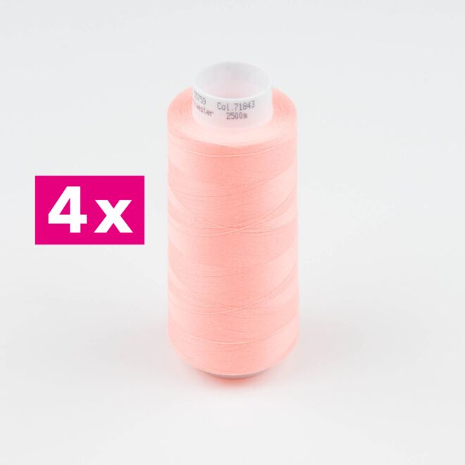 Amann-Mettler Trojalock Overlockgarn No. 120, 4x2500m/gleiche Farbe - Farbe: 71843
