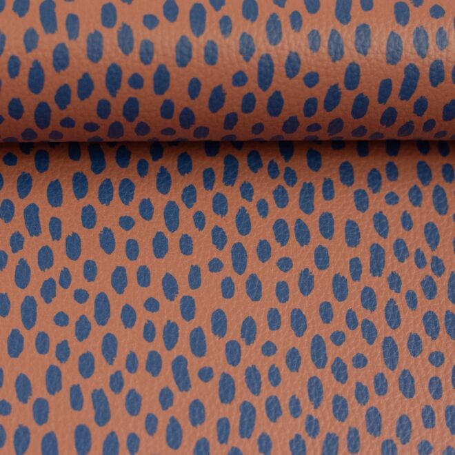 Brush & Wild faux leather brown/petrol
