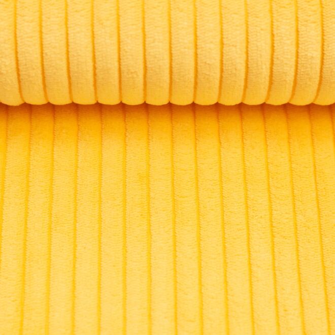 Corduroy velvet "Wanja" yellow