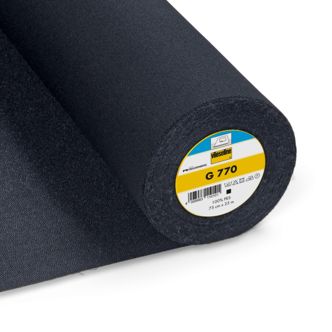 Vlieseline G 770 fabric interlining black