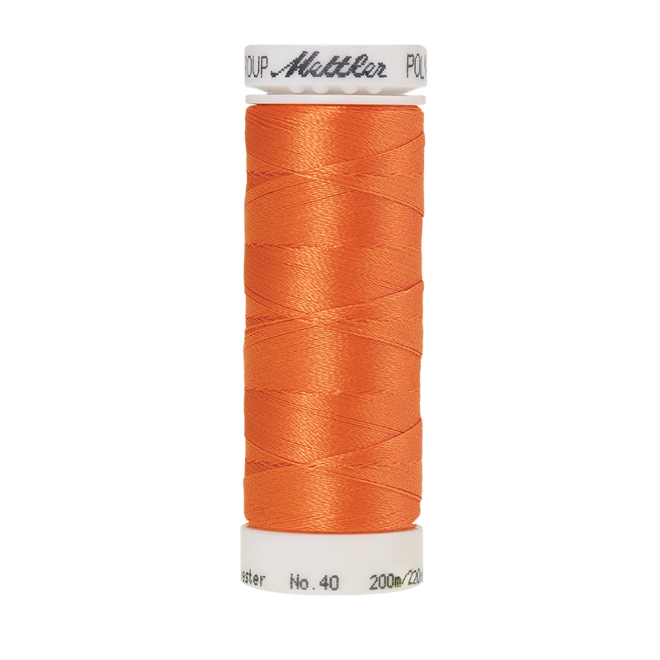 Amann Mettler Poly Sheen Apricot glänzt durch den trilobalen Fadenquerschnitt besonders schön. Zum Sticken, Quilten, Nähen. 200m Spule