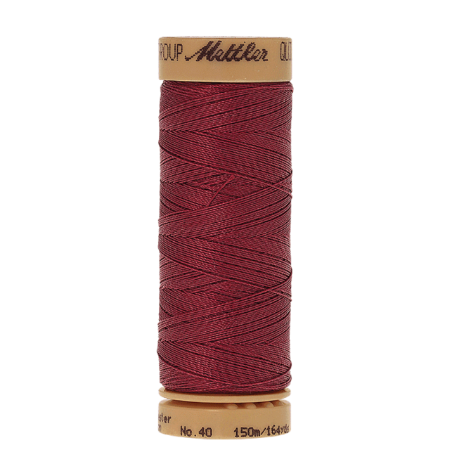 Amann Mettler Quilting waxed, 150m - Fire Engine Handquiltgarn