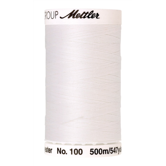 Amann Mettler Seralon 100, 500m - White - Allesnäher