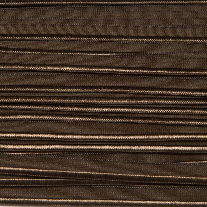 Elastisches Paspelband schokobraun