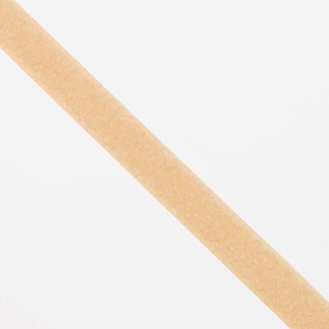 20mm Endlos-Klettverschluss "Flauschband" beige