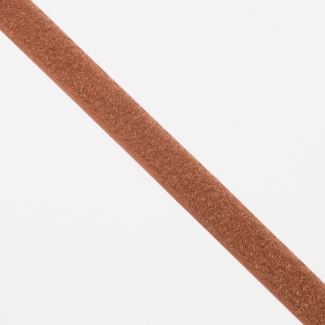 20mm Endlos-Klettverschluss "Flauschband" mittelbraun