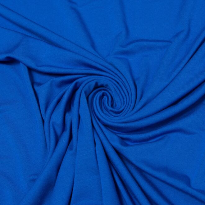 Bambusjersey kobaltblau