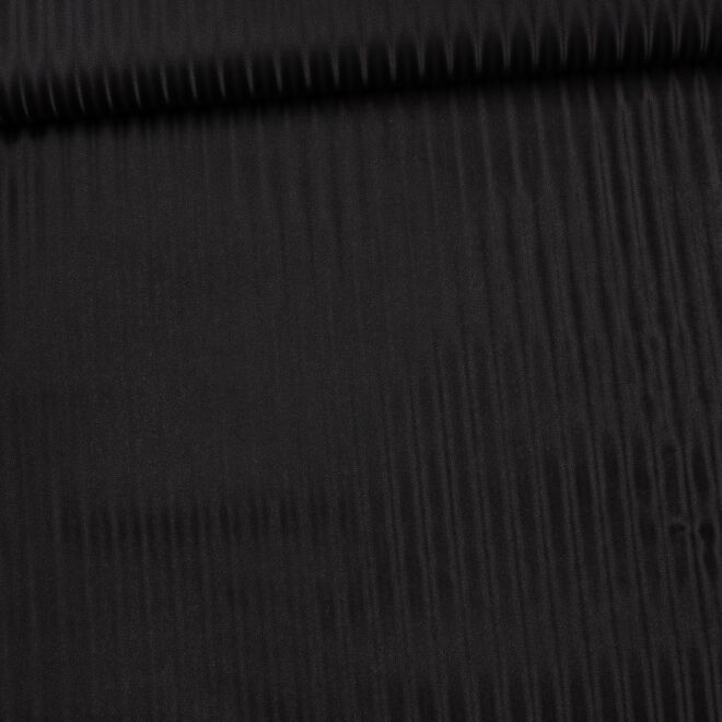 Faux leather "Yoko" with 3D effect black