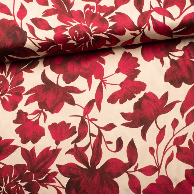Stretch-Velours-Kunstleder hellbeige (made in Italy)