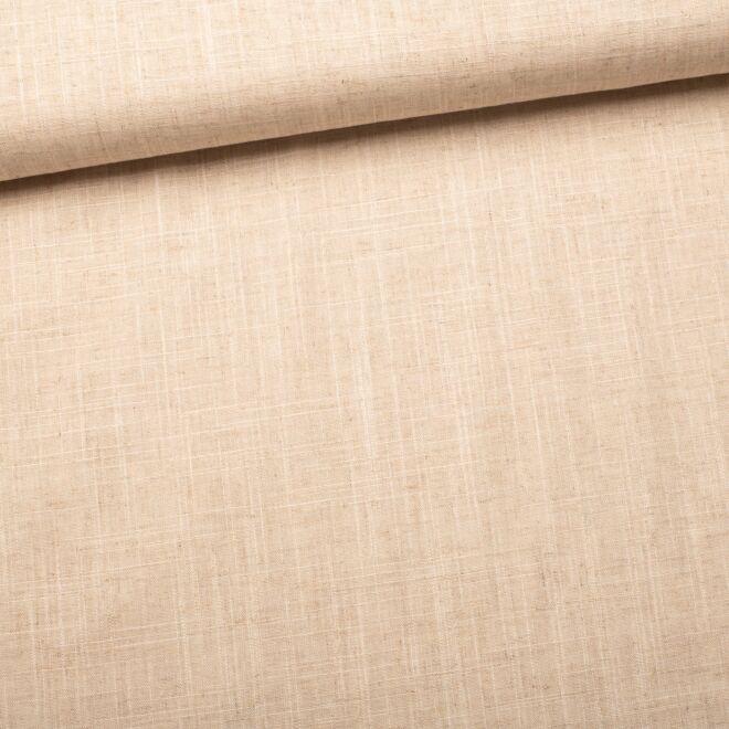 linen viscose fabric in sand (solid color)