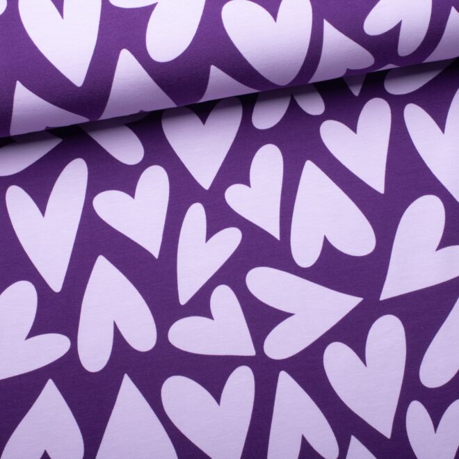 Jersey "Big Hearts" purple