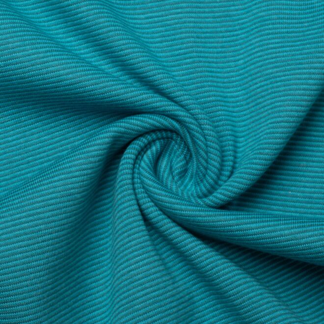Striped cuffs petrol/turquoise
