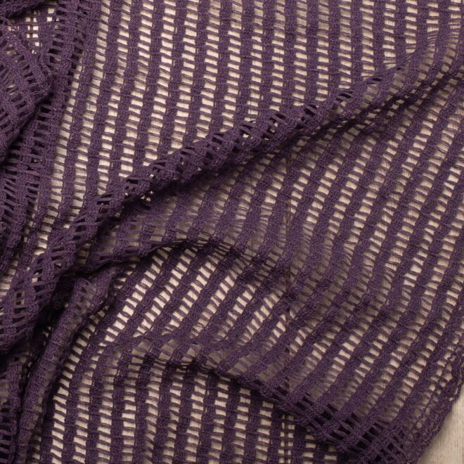 Mesh fabric purple