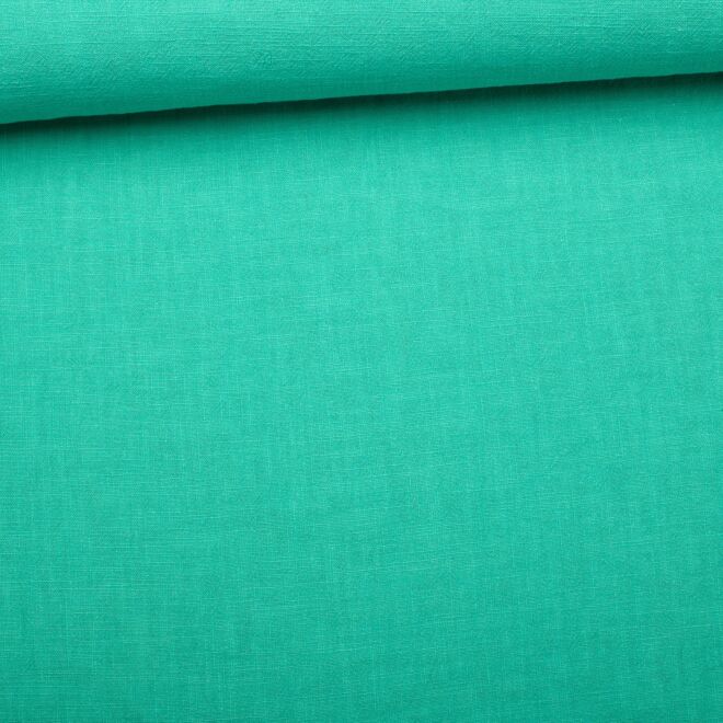 Stonewashed Leinen mintgrün