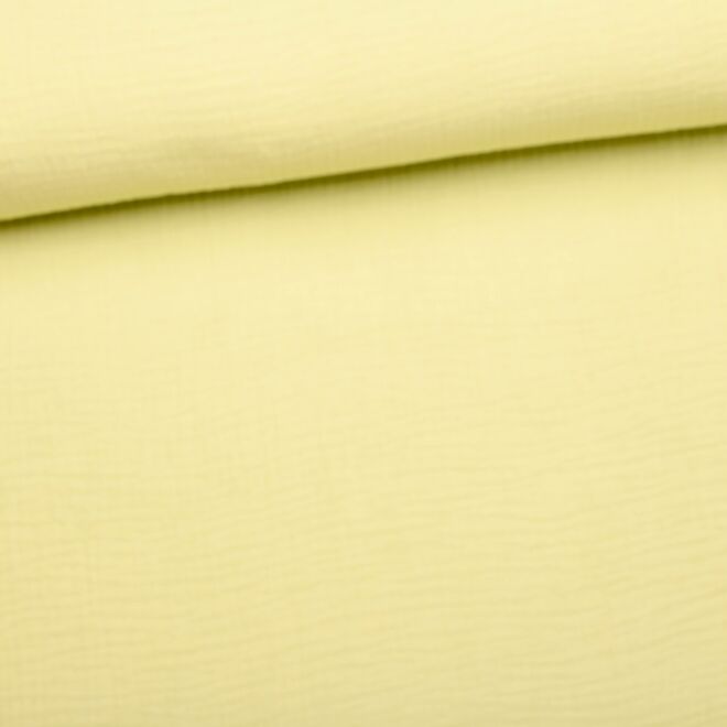 Organic muslin "solid color" grass green