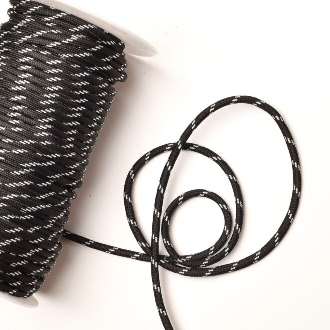 5mm Kordel &bdquo;Outdoor&ldquo; &ndash; schwarz