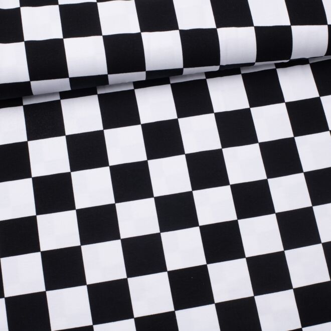 Jersey checks "target flag" black/white