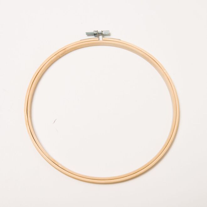 30cm Bambus-Stickrahmen