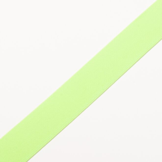2,5cm Gummiband neongrün