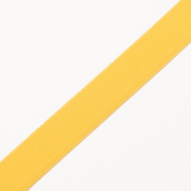 2,5cm Gummiband ocker