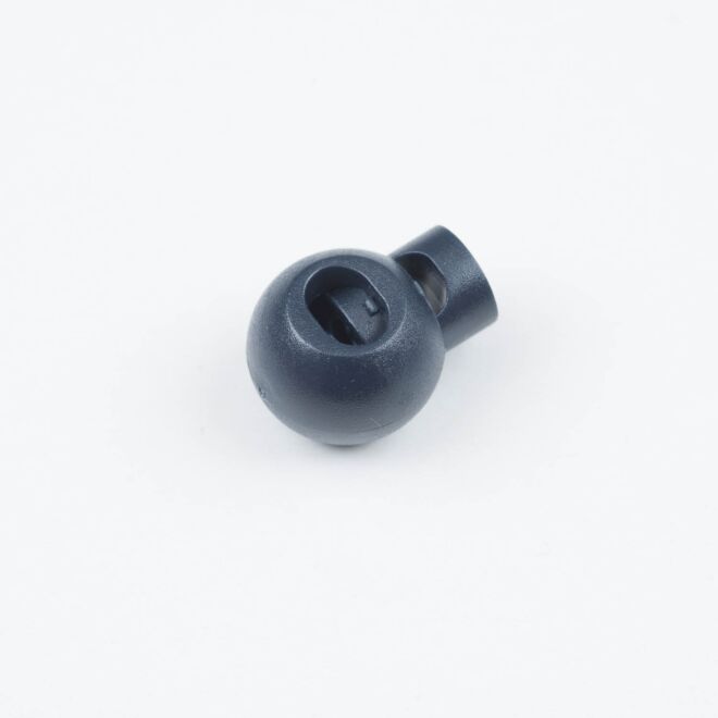 4mm Kordelstopper rund dunkelblau