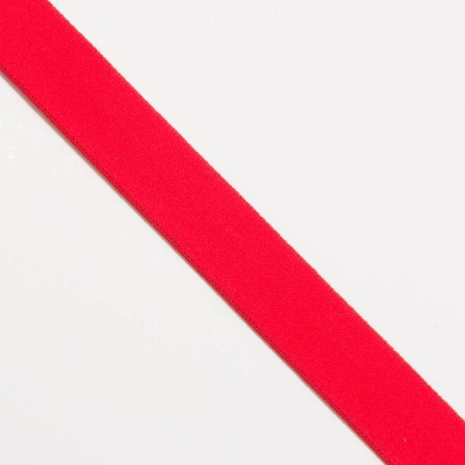 2,5cm Gummiband rot 