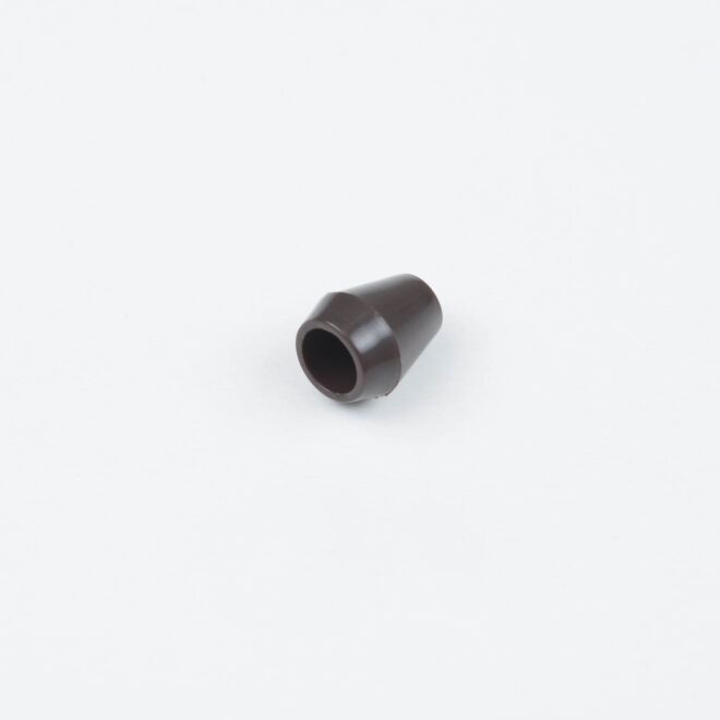 4mm Kordelende Kegel dunkelbraun