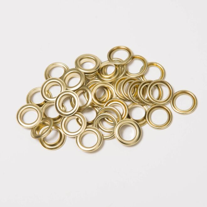 BabySnap Ösen mit Scheiben 14mm gold