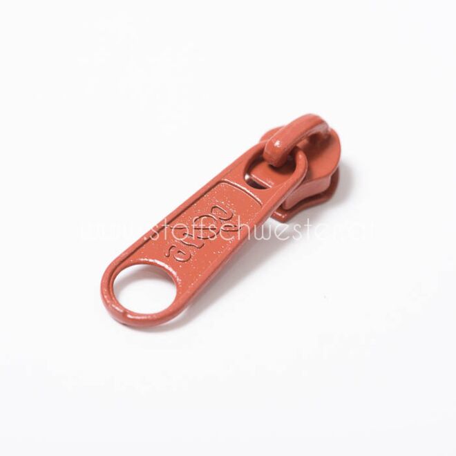 5mm Non-Lock Schieber rostbraun (3 Stück)
