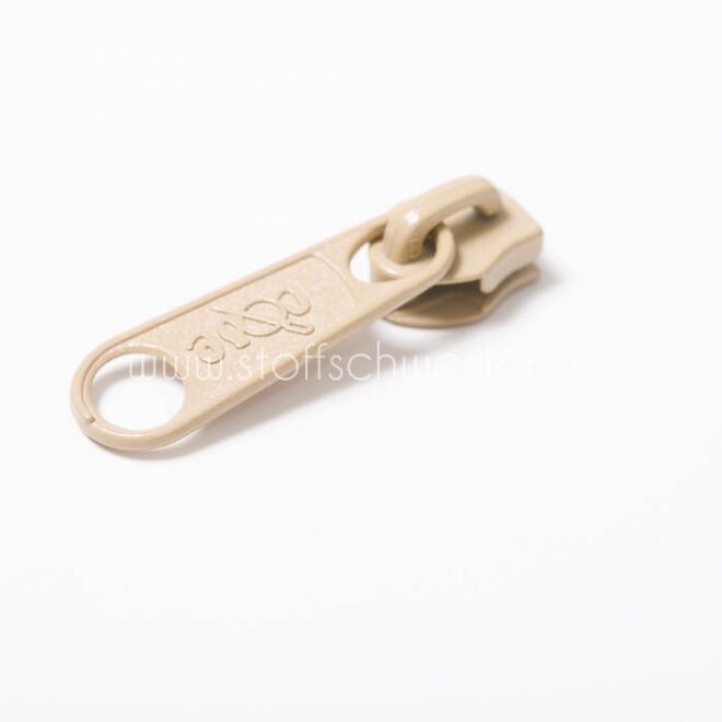 5mm Non-Lock Schieber dunkelbeige (3 Stück)