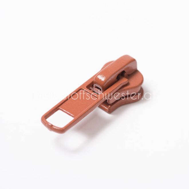 5mm PROFIL Automatik-Schieber rostbraun (3 Stück)