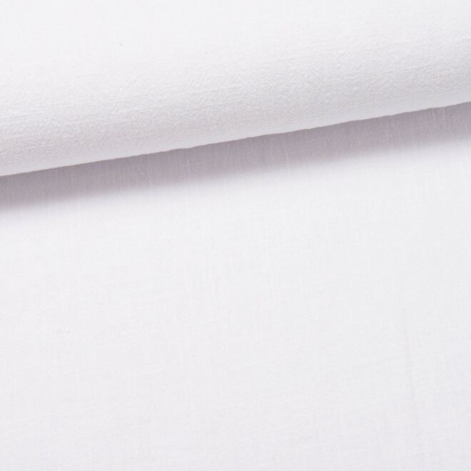 Stonewashed linen white