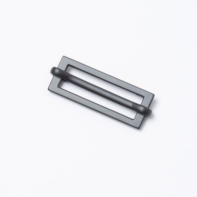 38mm Gurtschieber beweglich "Premium" mattschwarz