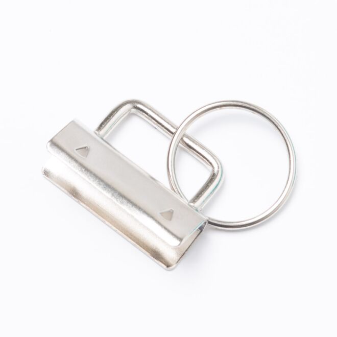 32mm Schlüsselband-Rohling silber