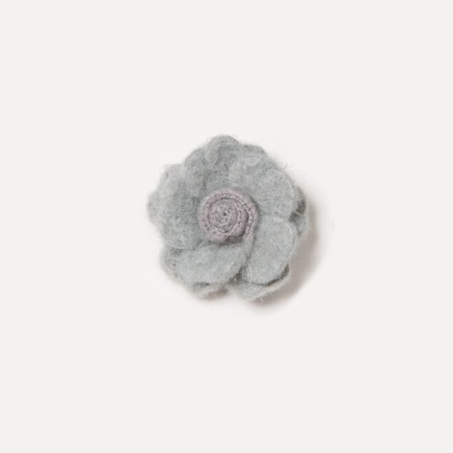 3cm Angora-Blümchen hellblau