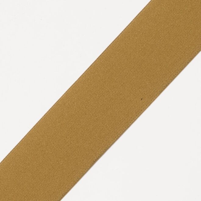4cm Gummiband goldbraun
