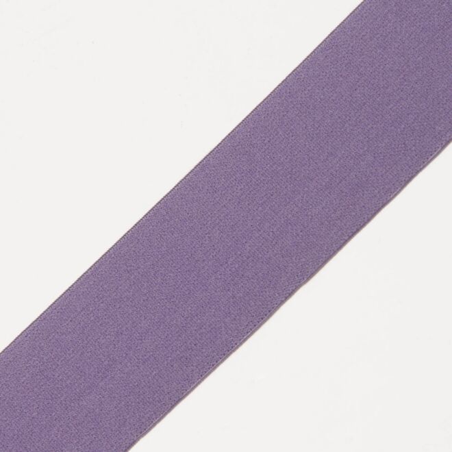 4cm Gummiband lavendel