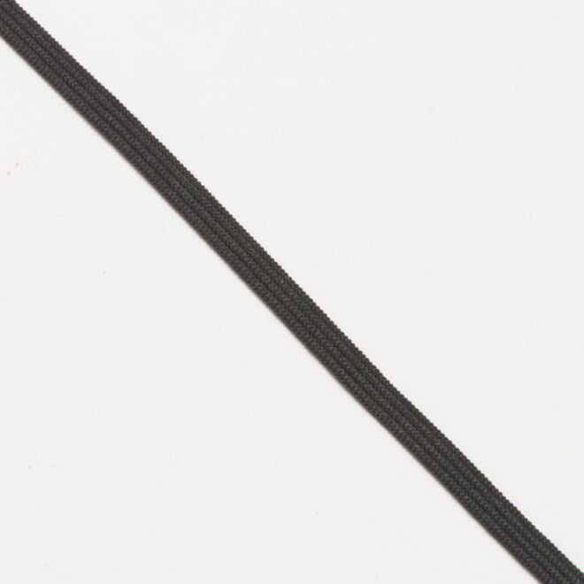 6mm Gummiband schwarz