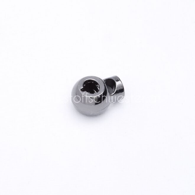 5mm Kordelstopper "Kugel" anthrazit 