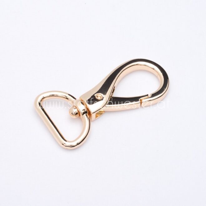 30mm Karabiner "Premium" gold