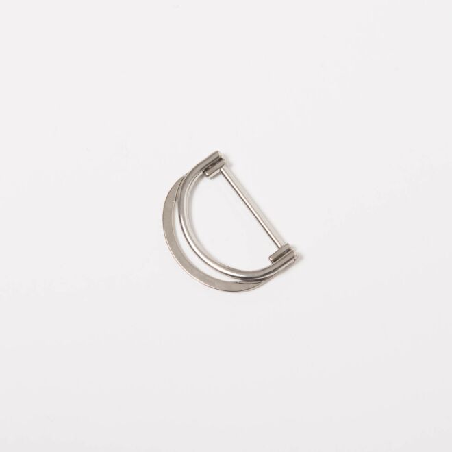29mm Gürtel D-Ring silber