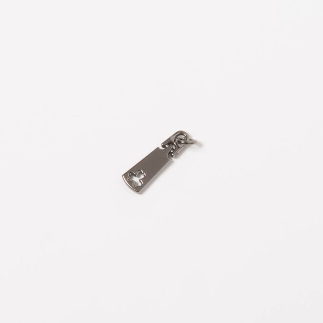 2,5cm Kleeblatt Anhänger gunmetal