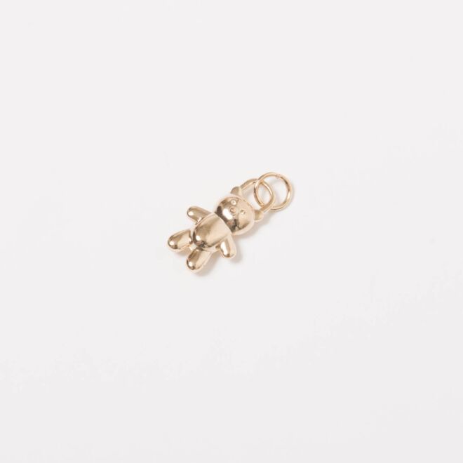 3cm Großer Bär Anhänger gold