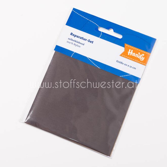 Stoffschwesters Flicken Reparatur-Set grau